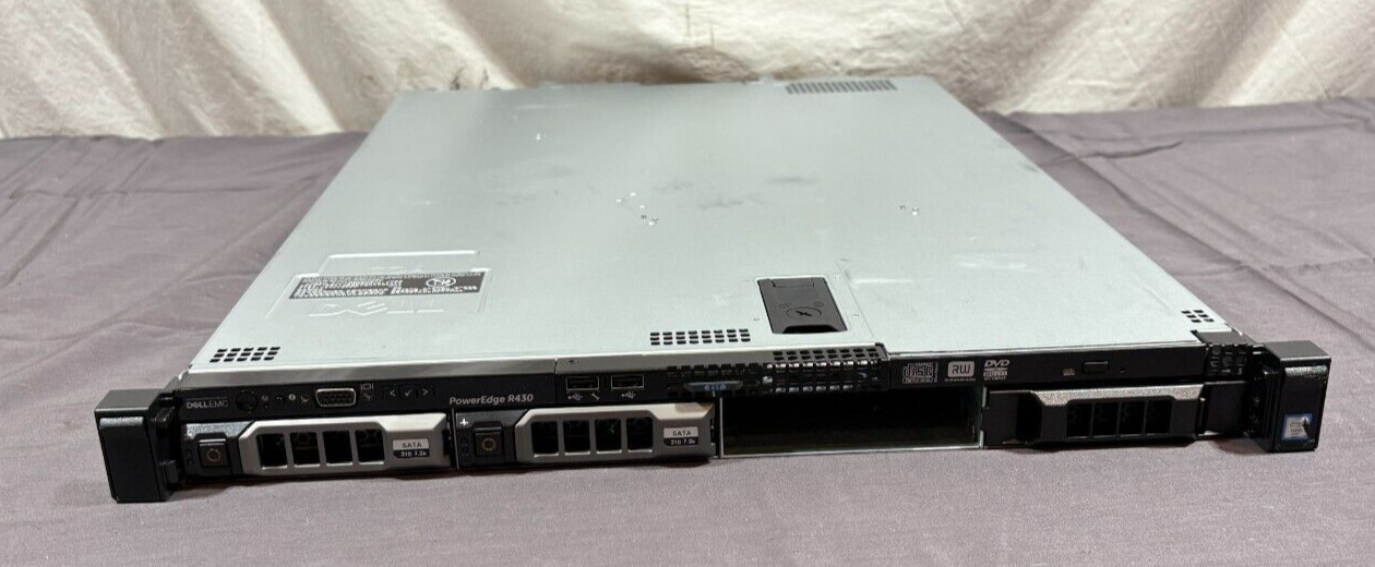 DELL PowerEdge R430 Server 2x Intel Xeon 2x 2 TB HDDOptical Drive 96 GB RAM