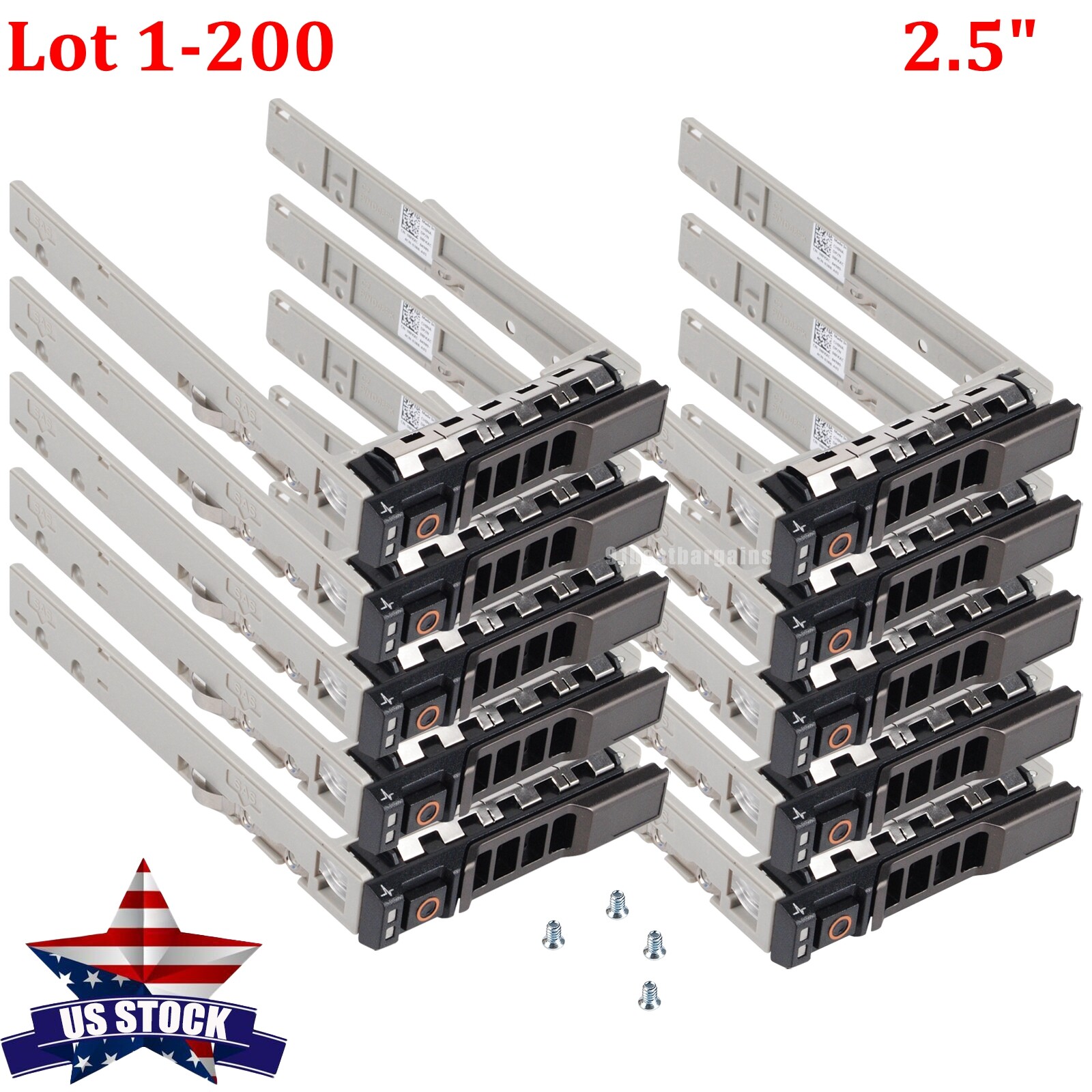 Lot 2.5″ 8FKXC Drive Caddy for Dell PowerEdge R630 R720 R620 T430 T630 Sled Tray