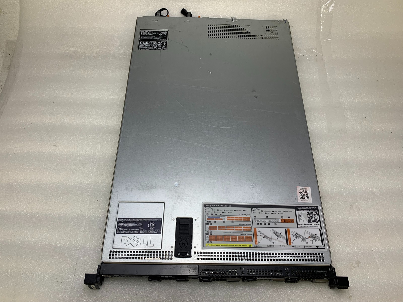 Dell PowerEdge R630 2x Xeon  E5-2630 v3 2.4GHz 256GB RAM 4TB SSD NO OS Good