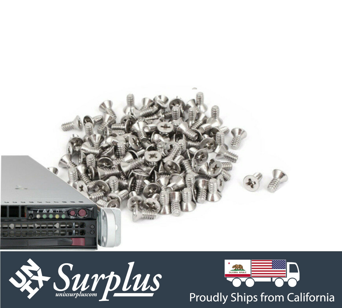QTY 50x M3 x 4MM Flat Countersunk Screws 2.5″ Hard Drive Tray for SFF or SDD