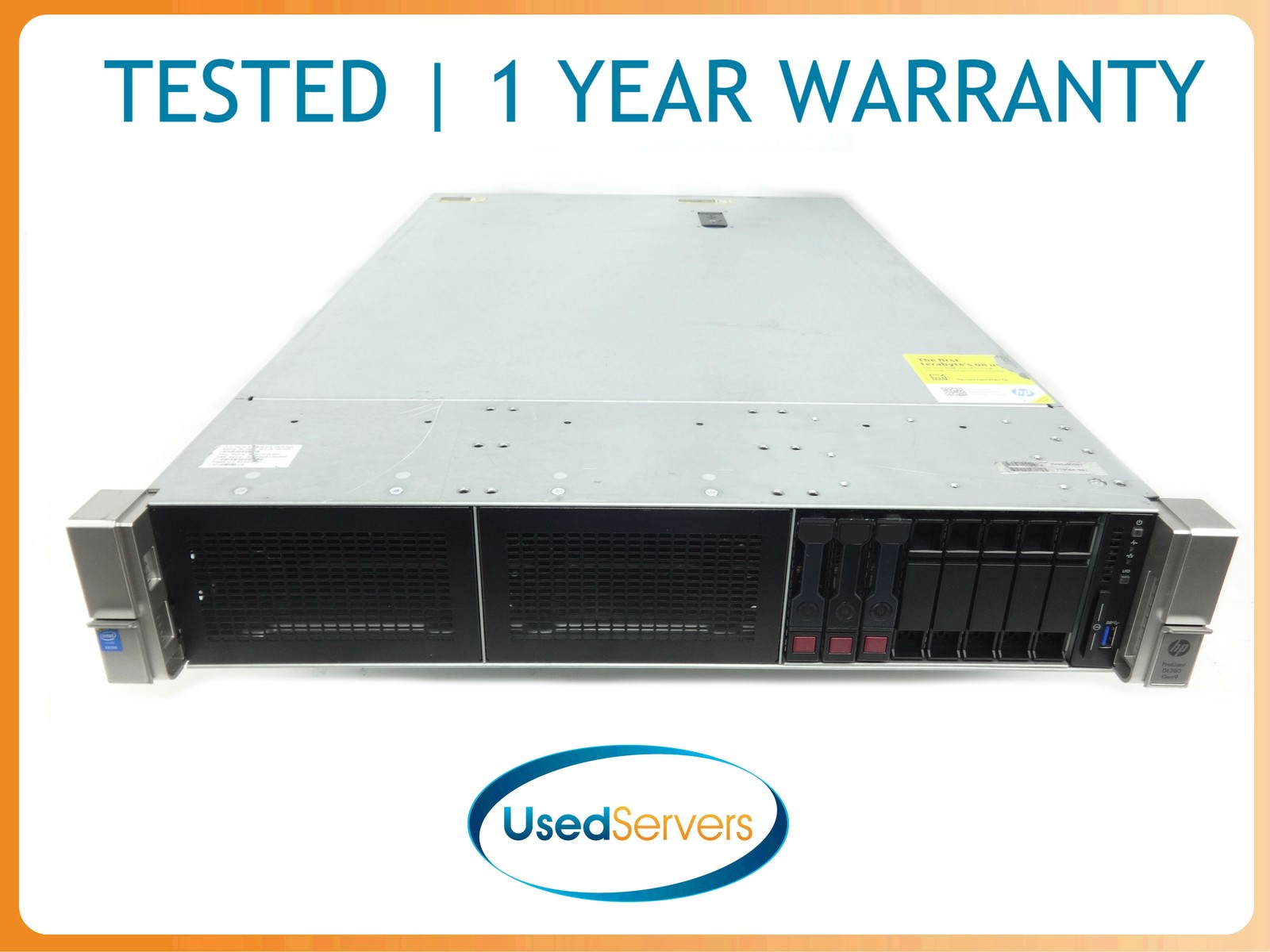 HP DL380 G9 8SFF 2x2623v3 3.0GHZ=8Cores 256GB 3×1.8TB 12G SAS P440ar