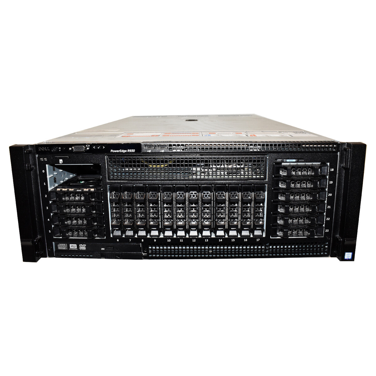 Dell PowerEdge R930 Server 4x E7-8890 V4 24-Core 0 RAM PERC H730p 24x SFF 2.5″