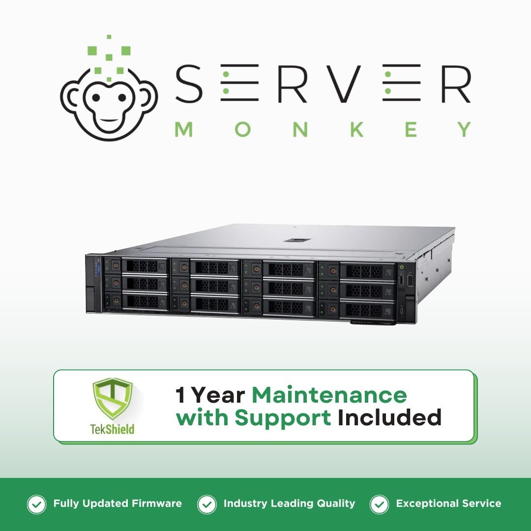 Dell PowerEdge R750xs Server | 2x Silver 4310 2.1GHz | 128GB | 4x HDD Trays