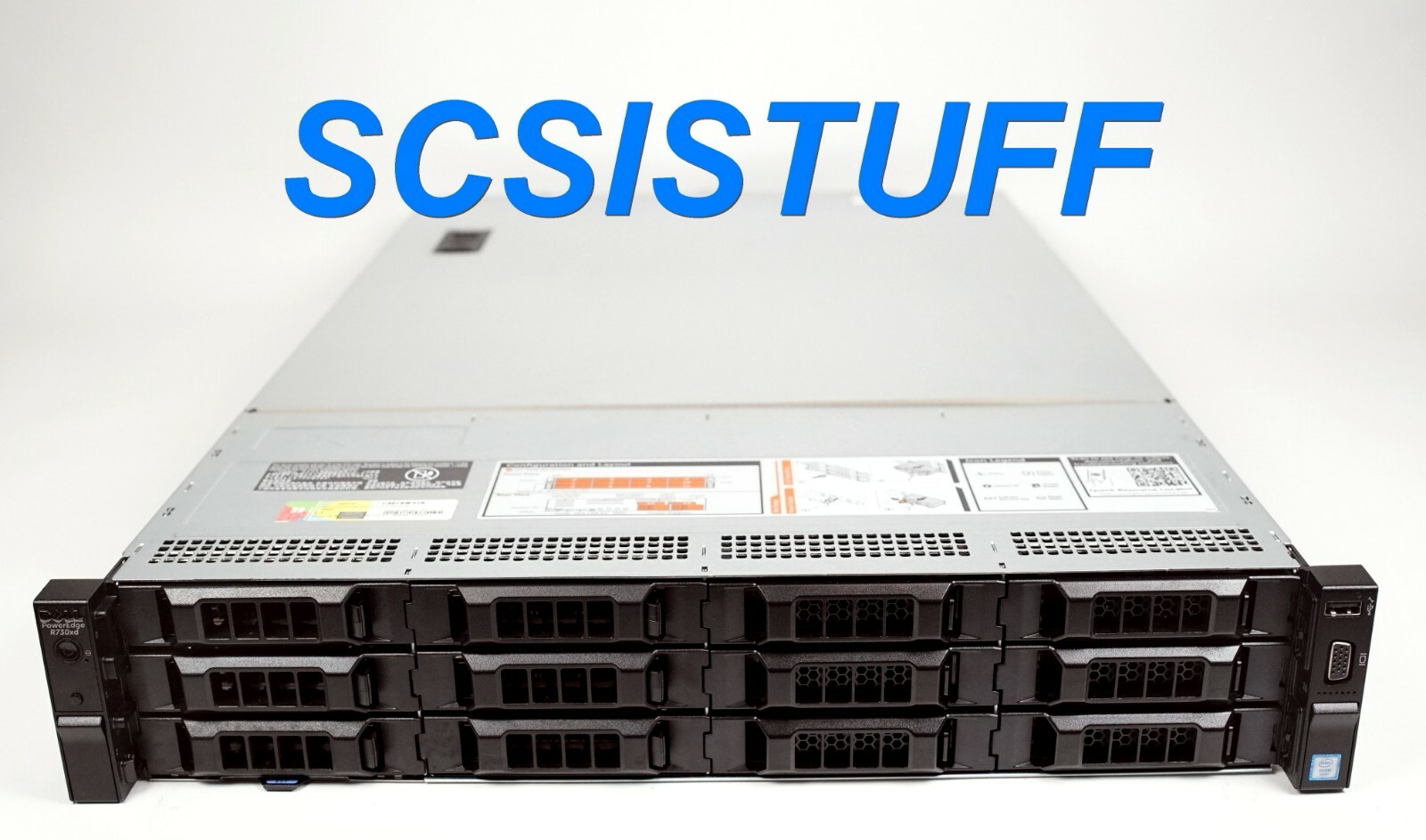 DELL PowerEdge R730xd Server 2x E5-2660v4 14C 2GHz 32Gb 3x4TB H730 LFF