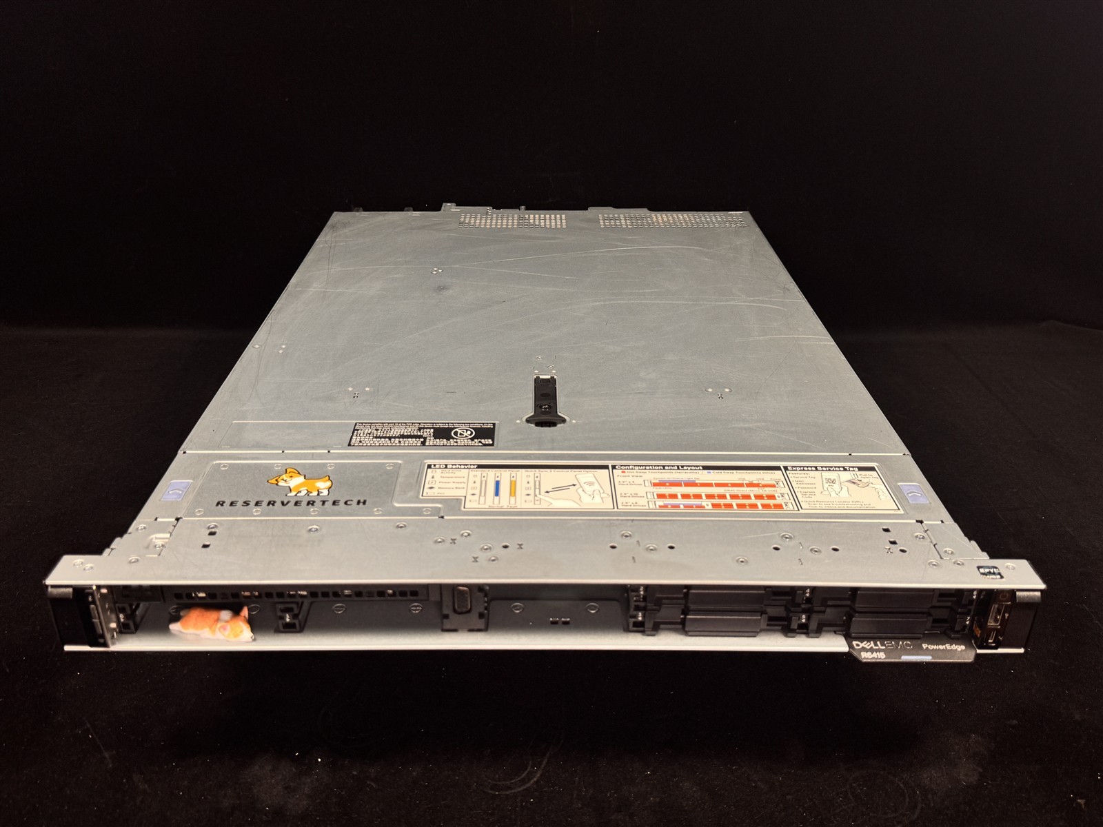 Dell PowerEdge R6415 1U SERVER 1x EPYC 7401P 24 CORE 2.0GHz 256GB RAM H740P BOSS