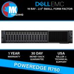 Dell PowerEdge R750 16B SFF 2U Server -V2- Choose CPUs/RAM/Drives – Wholesale