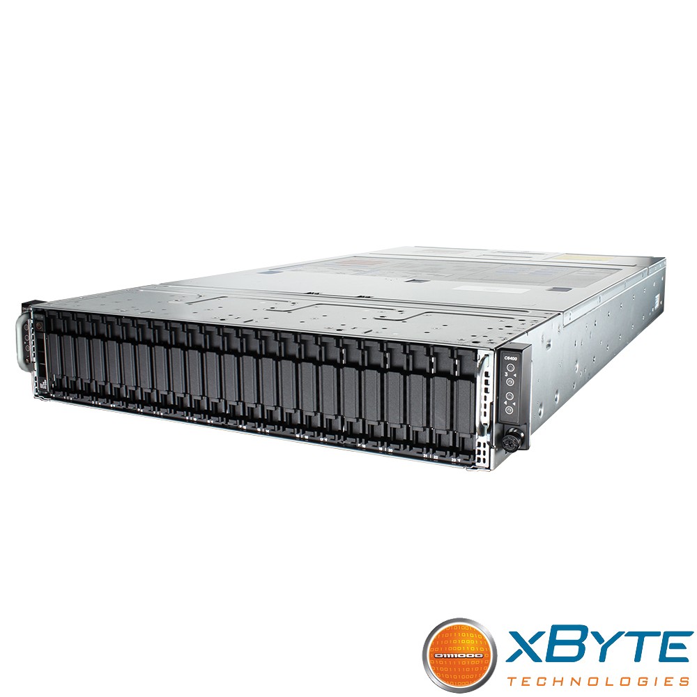 Dell PowerEdge C6400 Server w/ 1x C6525 1x EPYC 7402P 2.8GHz 24C 16GB