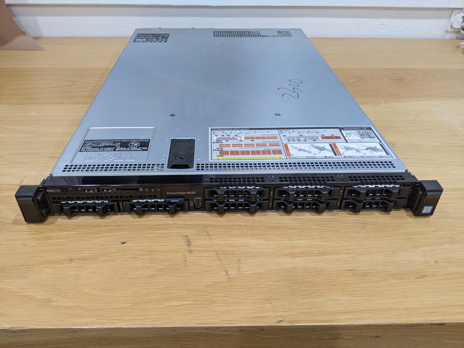 Dell Poweredge R630 Server 2x Xeon E5-2620 v4 2.10GHz 16GB DDR4 NO HDD