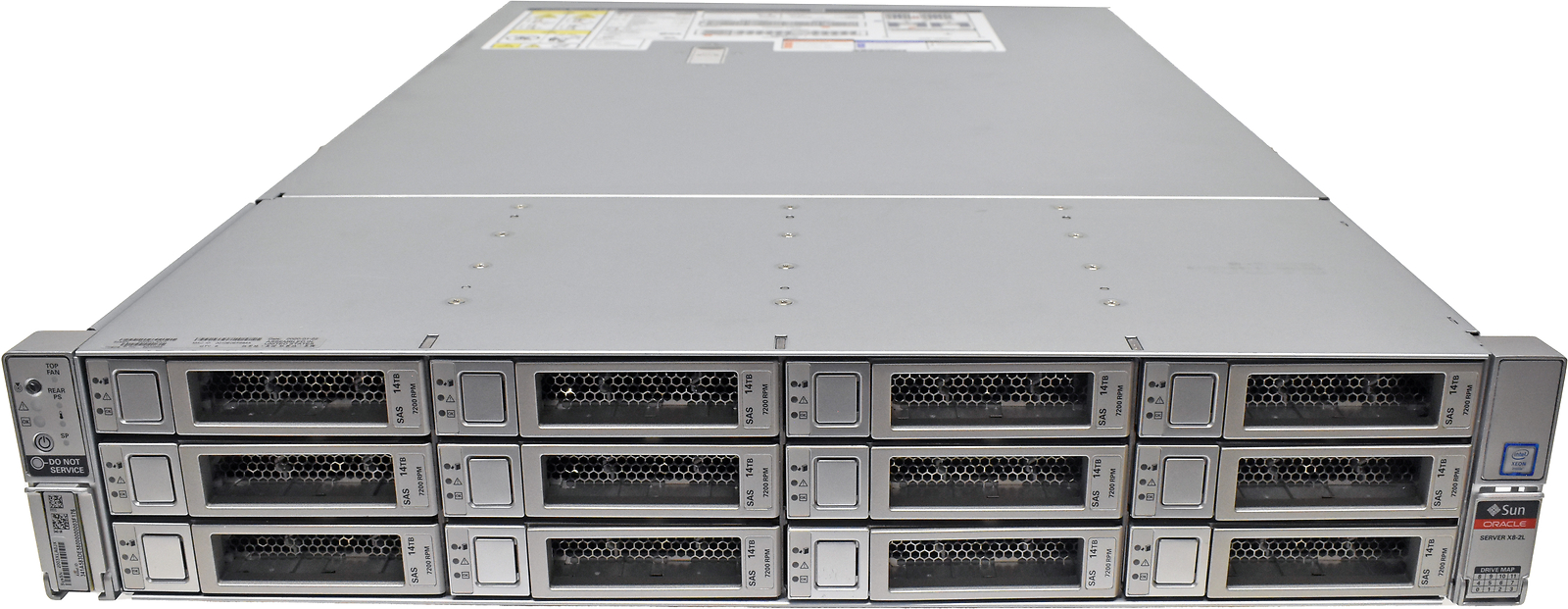 Sun Oracle X8-2L Rack Server 2x Gold 6140 128GB RAM 12x LFF 3.5 No HDD