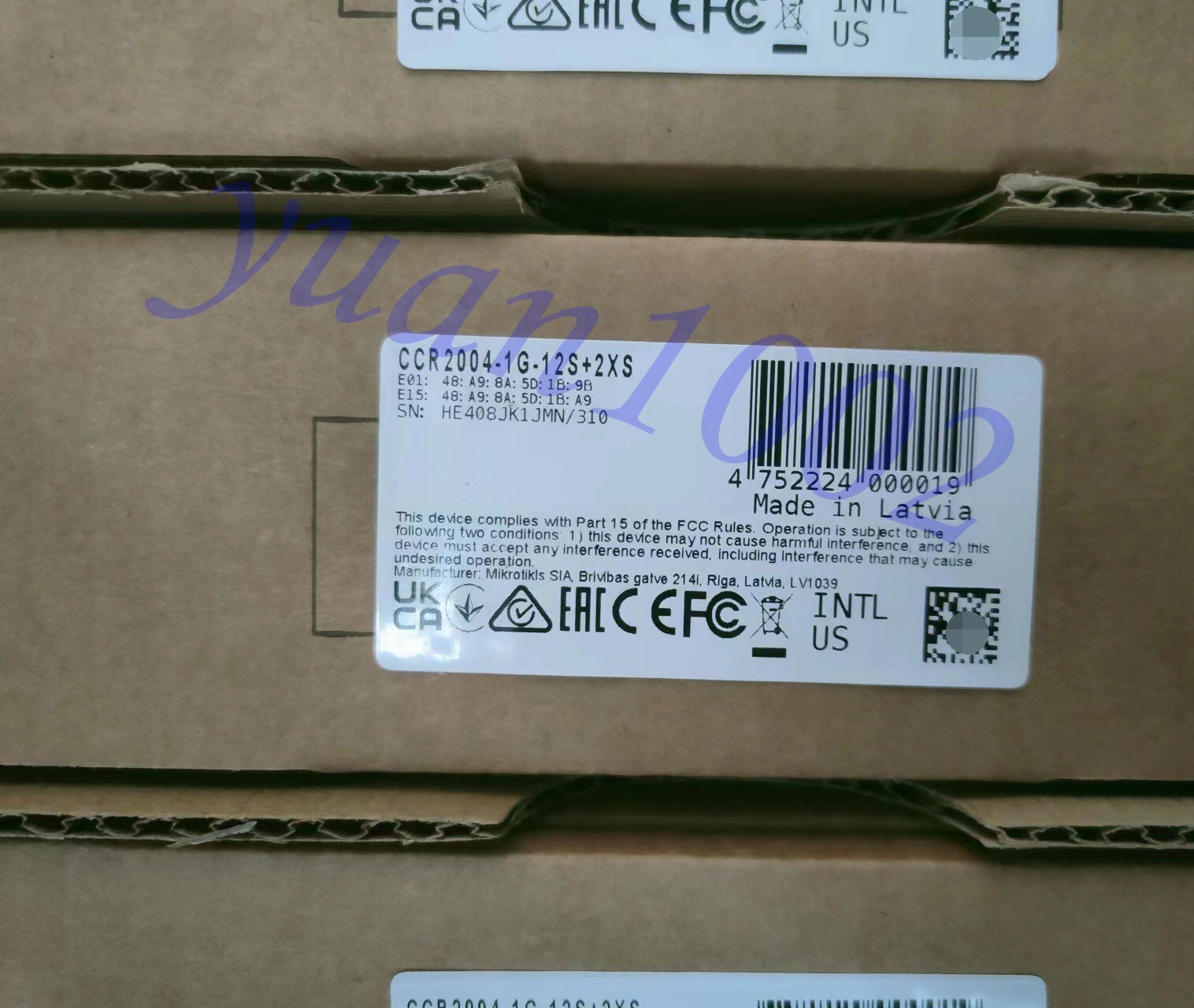 NEW Mikrotik CCR2004-1G-12S+2XS Ten gigabit switch Fast delivery Free shipping