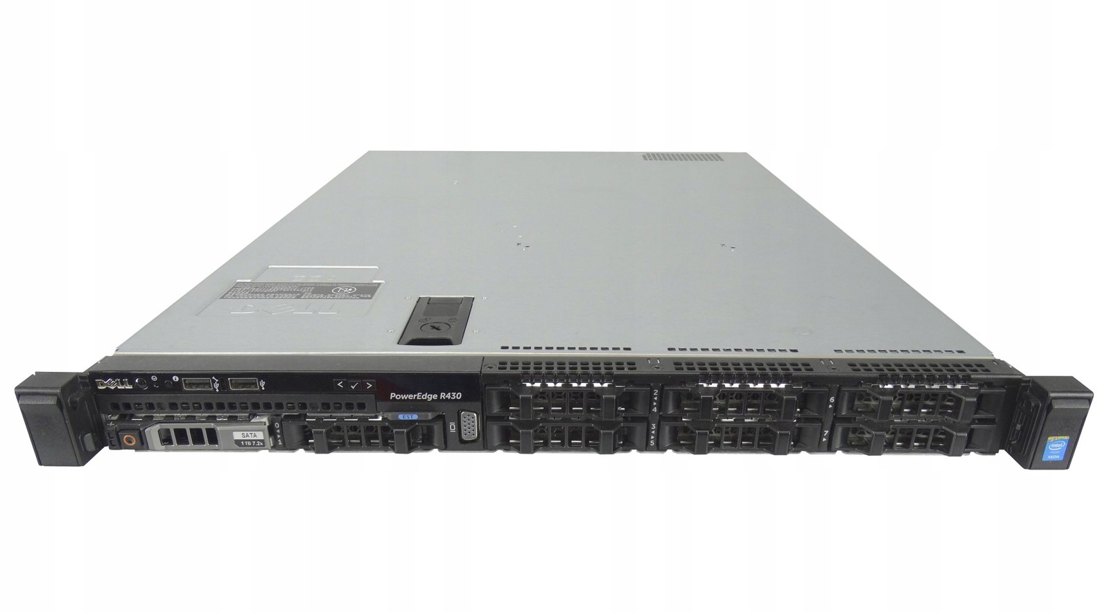 Server Dell PowerEdge R430 8×2.5″ 2xE5-2630v3 64GB 2x480GB SSD H330 iDRAC8