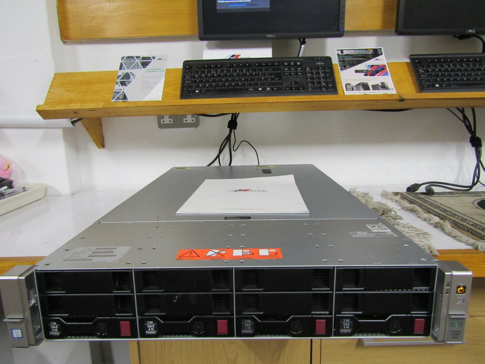 HP Proliant DL380 Gen9 Storage Server Dual 8-Core XEON E5-2640 V3 64GB 6TB SAS