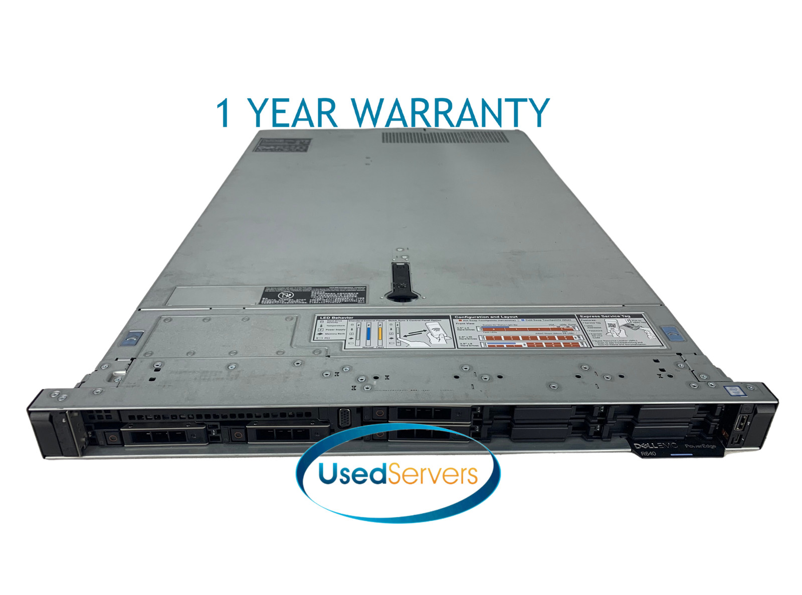 Dell Poweredge R640 2xGold 6240 2.6GHZ=36Core 256GB 4×1.8TB 12G SAS 2x1100W
