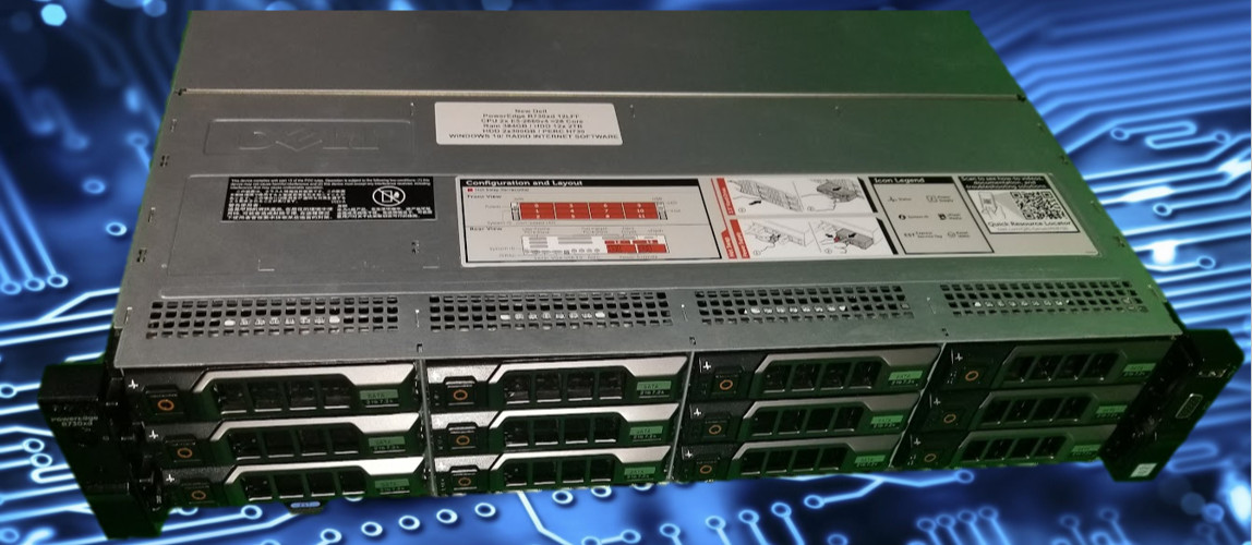 NOB Dell PowerEdge R730XD LFF Server/ 2x E5-2660 v4/RAM 64GB/PERC H730/NO HDDs
