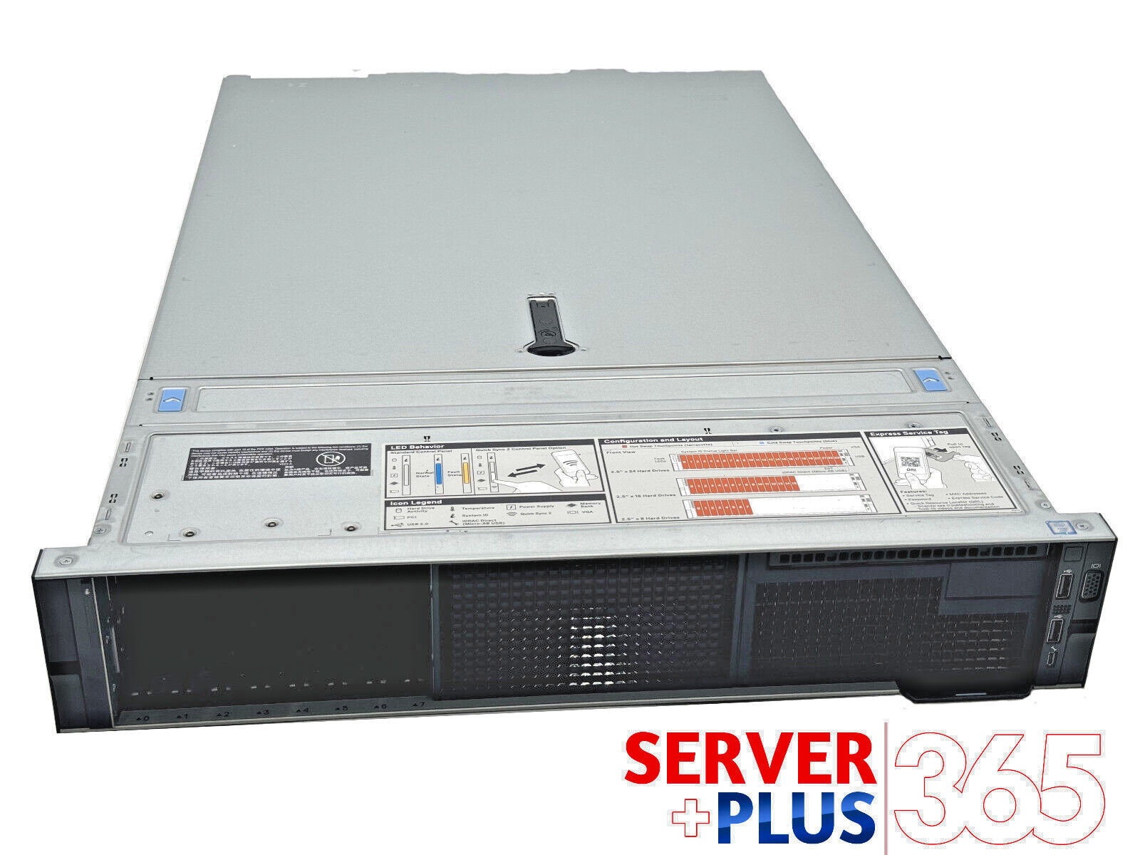 Dell PowerEdge R740 Server, 2x Gold 6142 2.6GHz 16C, 128GB – 512GB, 1.92TB SSDs