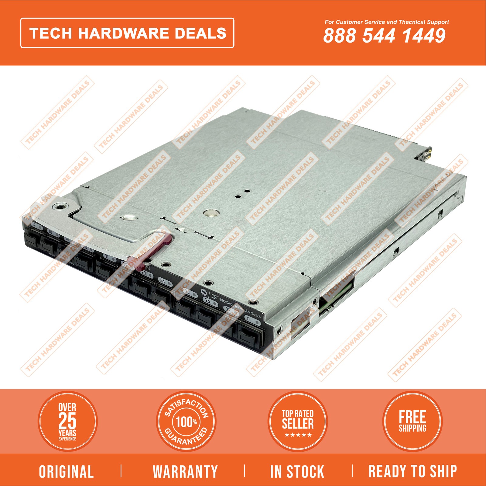 724425-001    HPE Brocade 16Gb/28 SAN Switch Pwr Pk+ for HPE BladeSystem c-Class