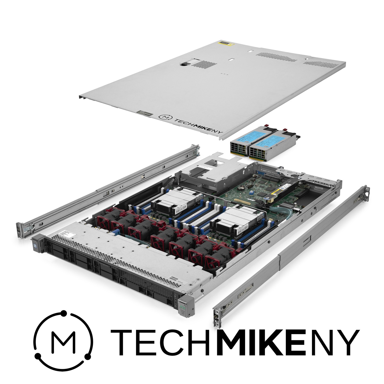 HP ProLiant DL360 G9 Server 2x E5-2623v4 2.60Ghz 8-Core 64GB RAM 8x 300GB 15K