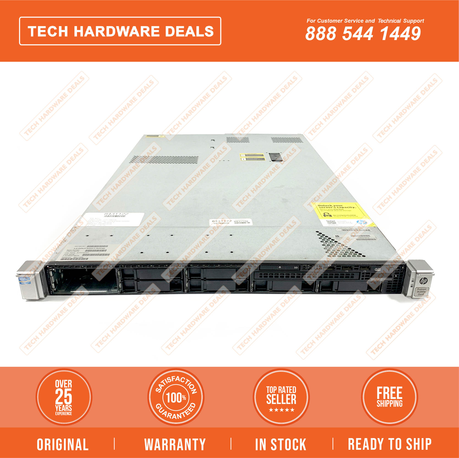 748591-001    HP ProLiant DL360p Gen8 E5-2690v2 3.0GHz 10-core 2P 32GB-R P420i/1