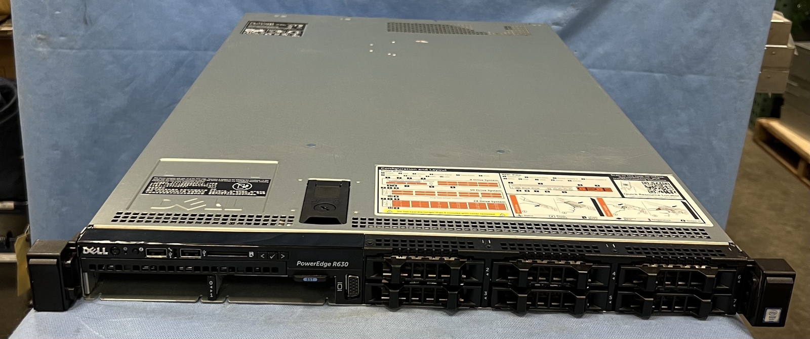Dell PowerEdge R630 1U Server 2x 10C E5-2660v3 2.6GHz 32GB RAM H730p iDRAC Rails