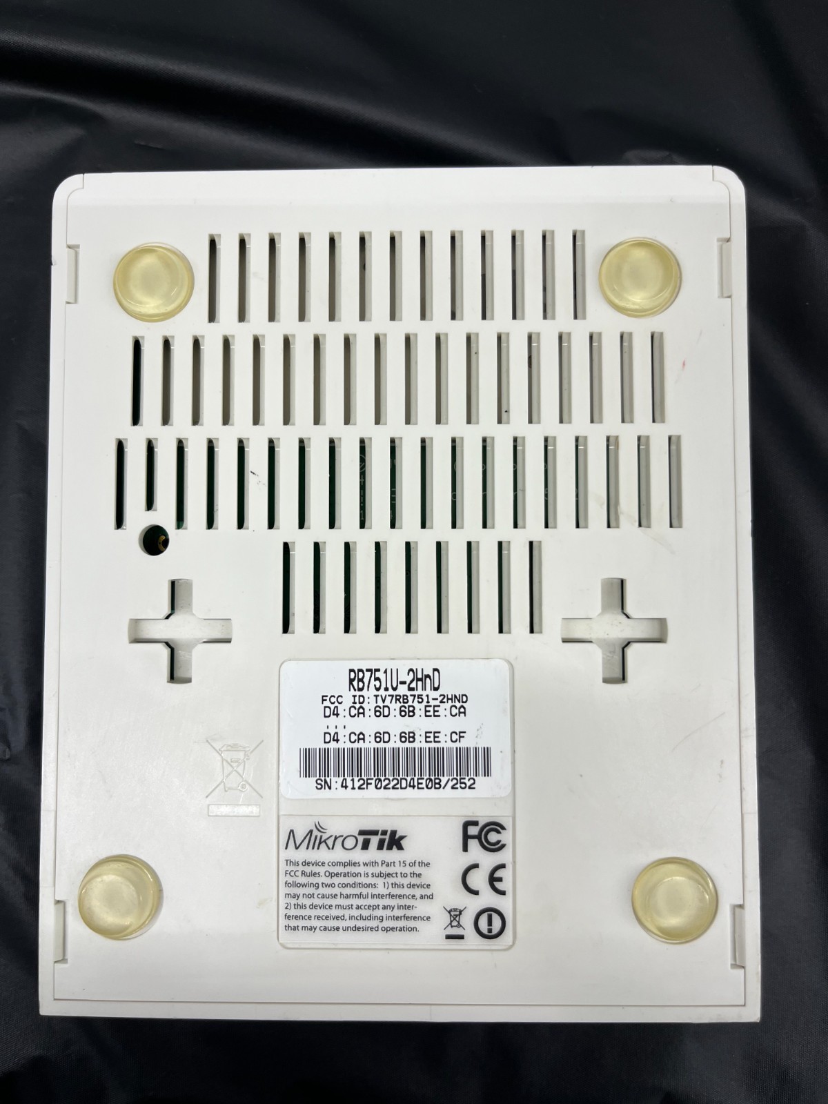 Mikrotik RouterBoard RB751U-2hd  with power
