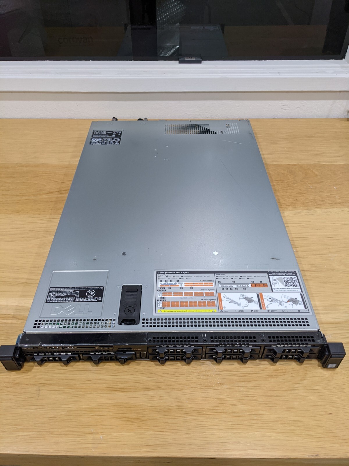 Dell Poweredge R630 Server 2x Xeon E5-2620 v4 2.10GHz No Memory and No HDD
