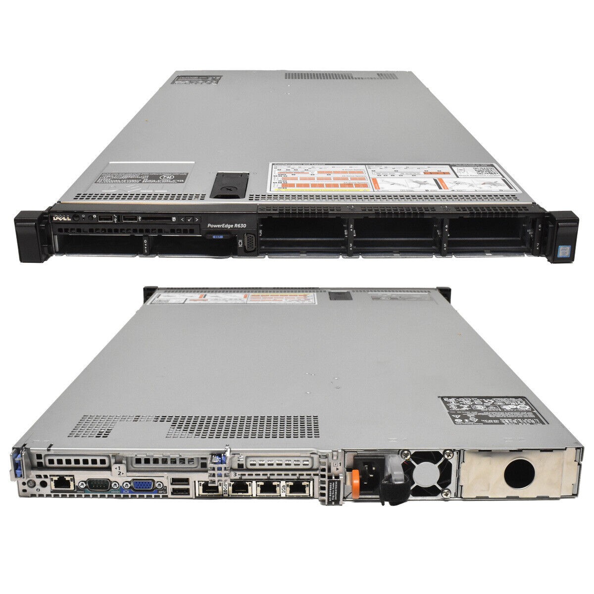 Dell PowerEdge R630 Rack Server 2x E5-2673 V3 32GB DDR4 RAM 8x 2.5″ H330 1xPSU