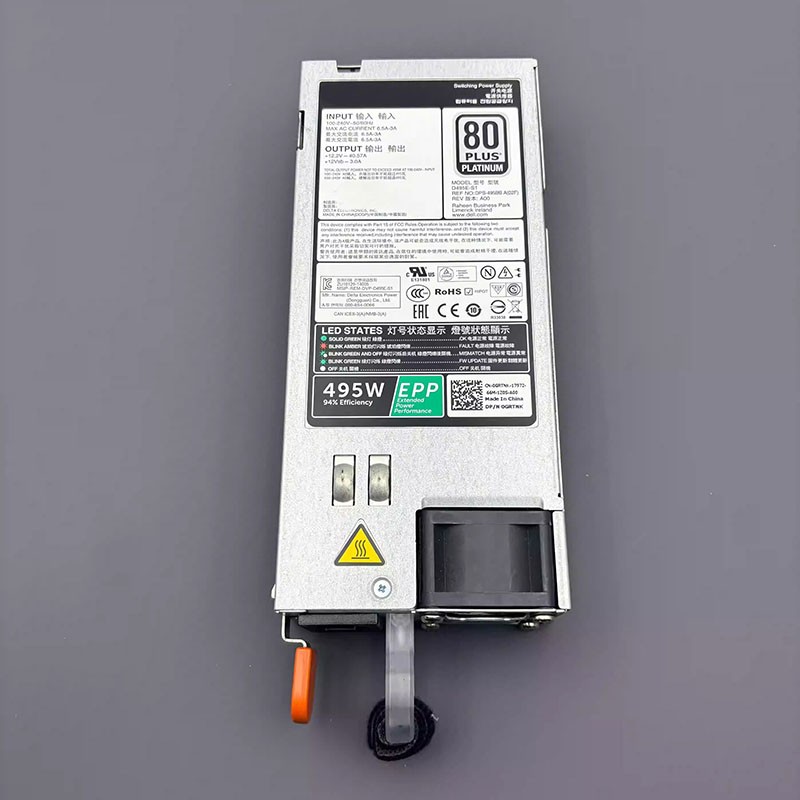 Server Power Supply 495W For DELL R630 R730 T430 T630 E495E-S1 0GRTNK