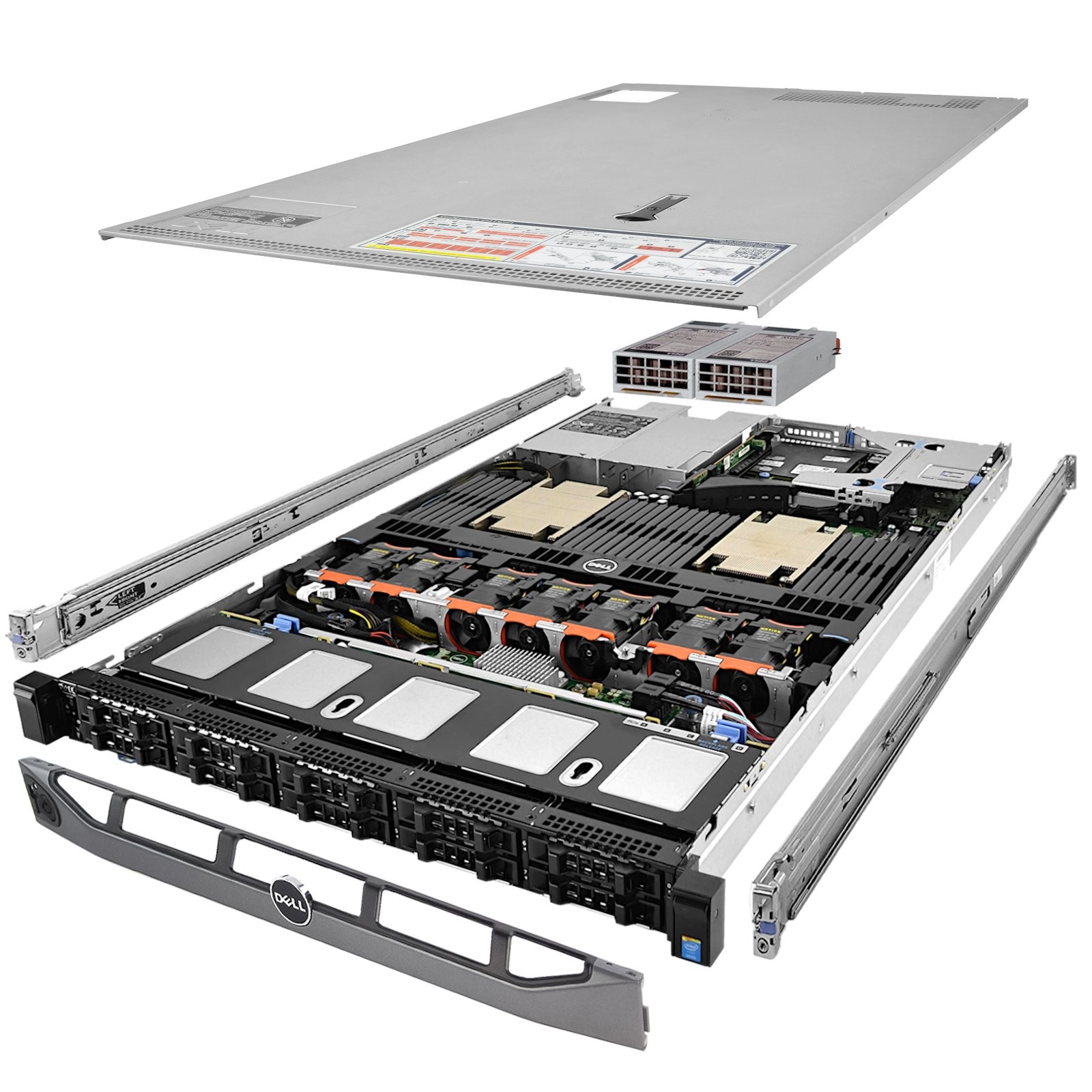 Dell PowerEdge R630 Server 2x E5-2680v3 2.50Ghz 24-Core 128GB RAM 10x Caddies