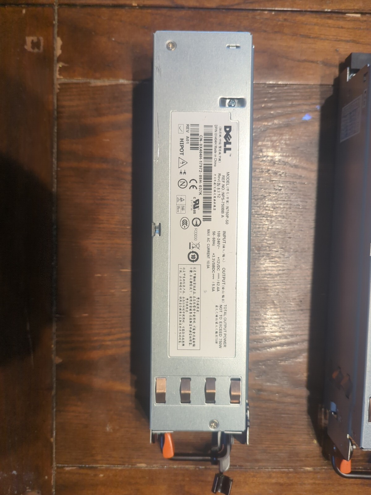 Dell N750P-S0 NPS-750BB A Server Power Supply PSU 750W X404H 0X404H