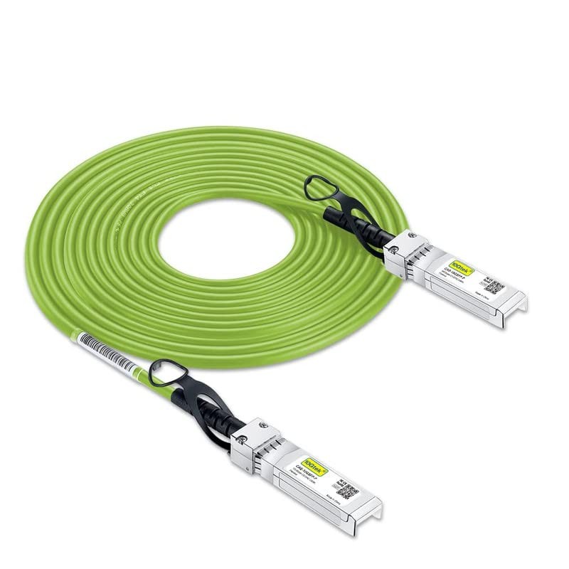 [Green Colored 10G SFP+ DAC Cable – Twinax SFP Cable for Cisco SFP-H10GB-CU7M…
