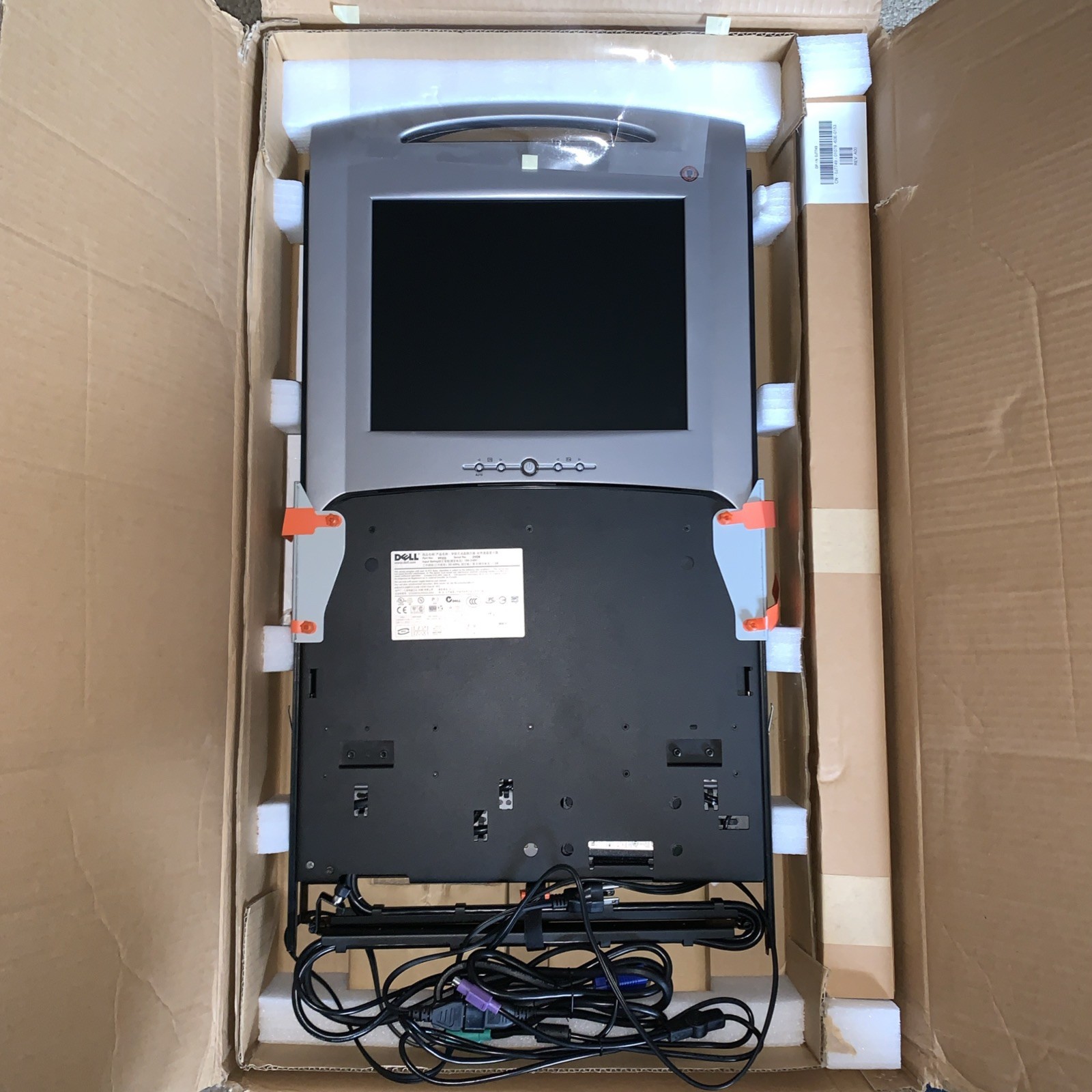 Dell PowerEdge 15FP 15″ Rackmount LCD Monitor/Keyboard Server Rack Console