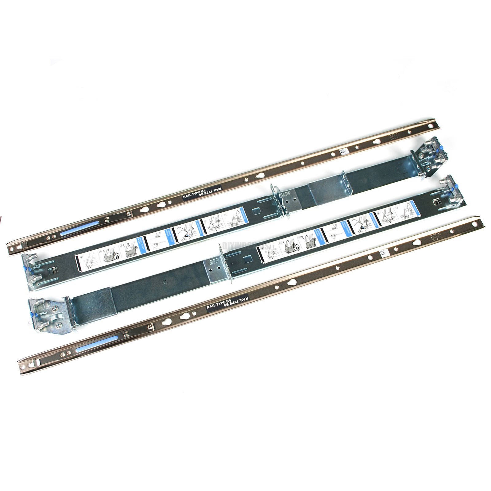 H872R Dell Poweredge R720 R730xd R540 R740xd 2/4 Post Rack 2U Static Rails Kit