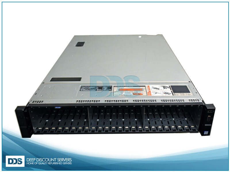 Dell R730xd 26SFF 1.8Ghz 20-C 192GB Mem H330 RAID 2x10G+2x1G NIC 2x750W PSU
