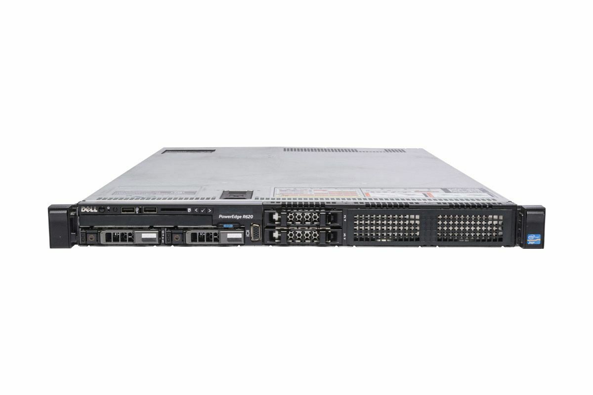 Dell PowerEdge R620 2x Ten-Core E5-2660v2 2.2GHz 256GB RAM 2x 300GB HDD Server