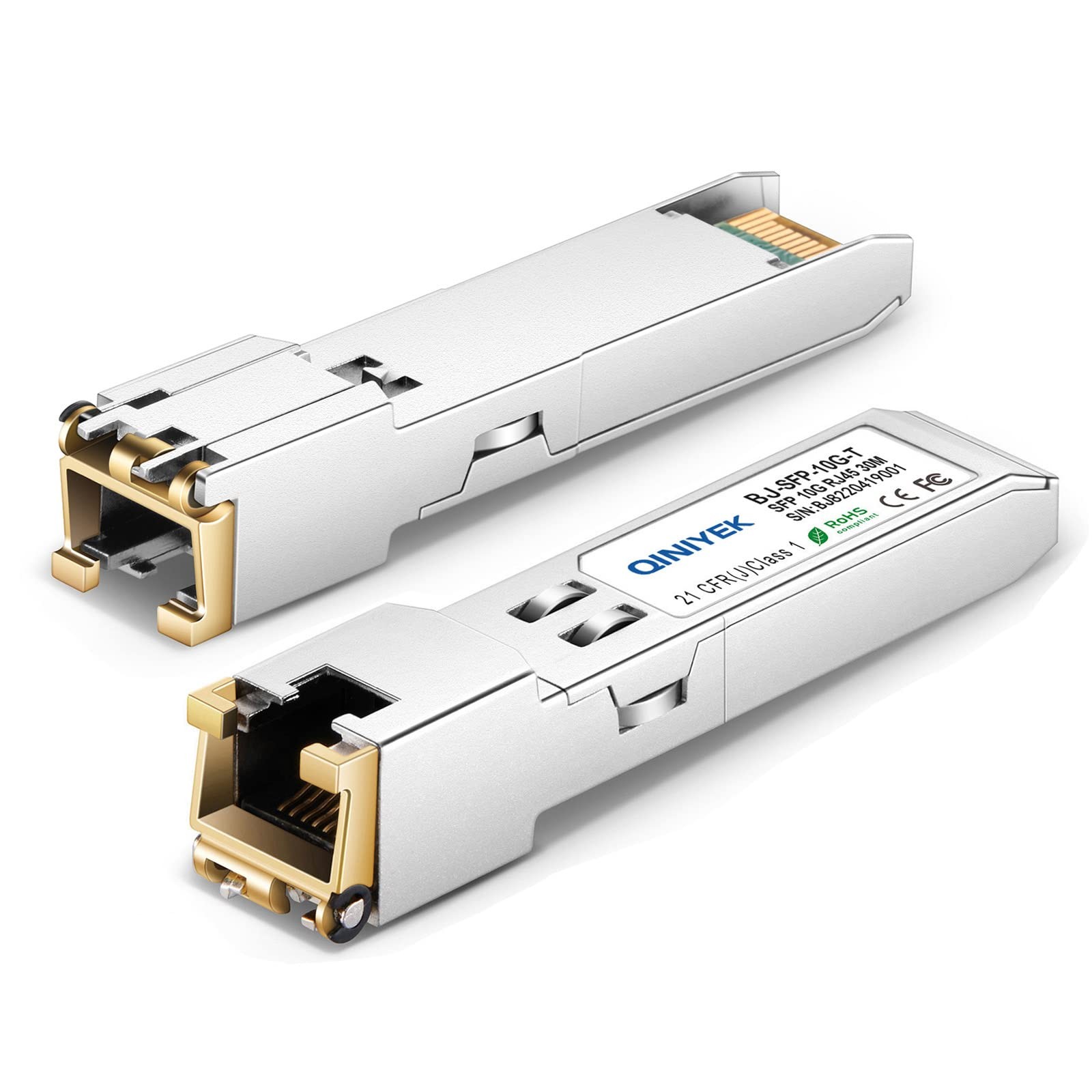 [Pack of 1] 1.25/2.5/5/10G-T SFP+ to RJ45 Transceiver, Copper Ethernet Module…