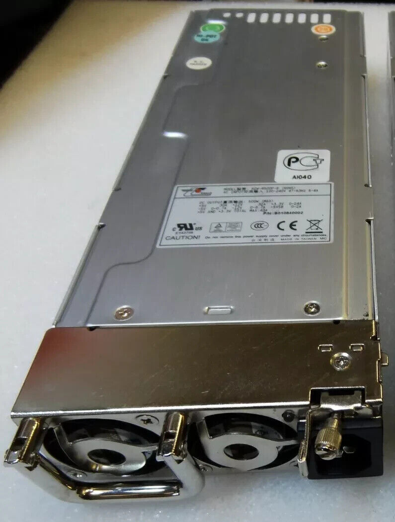 EMACS R2W-6500P-R, 500W  SERVER Power Supply