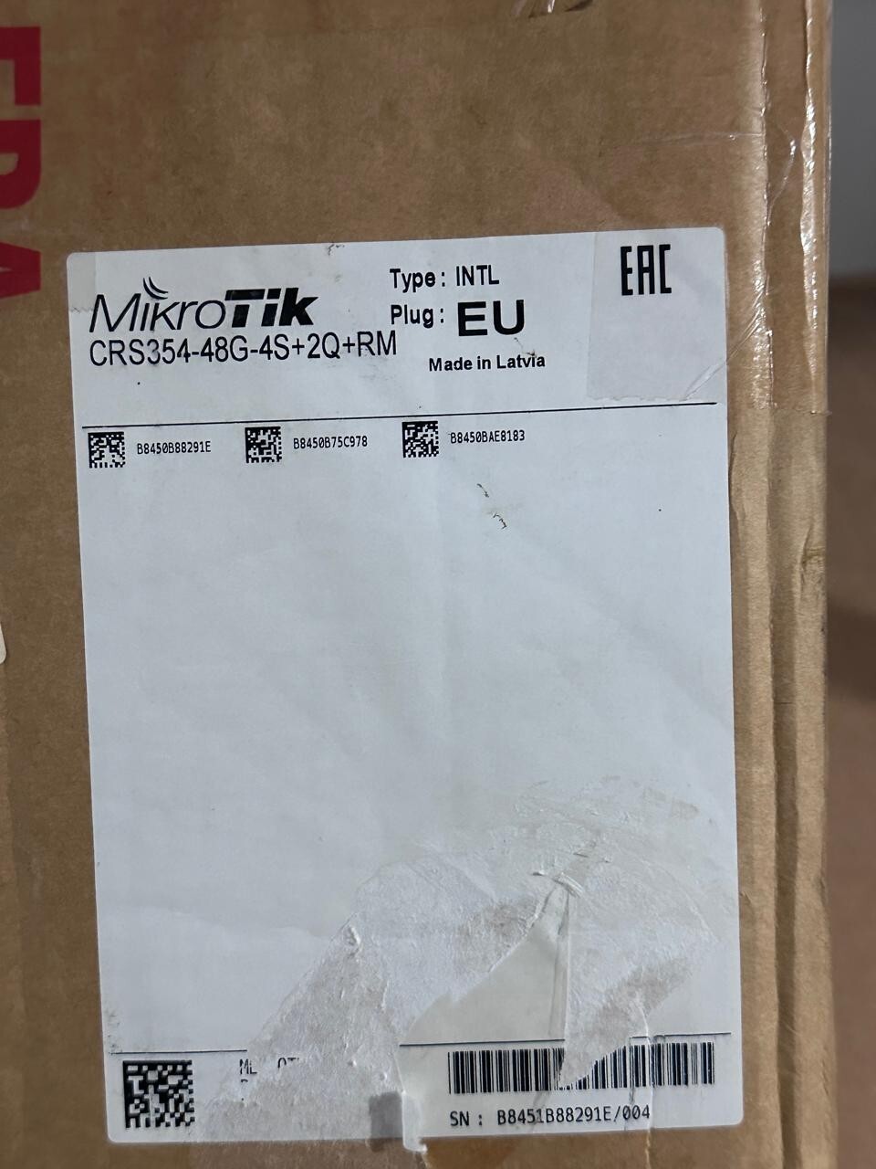 Mikrotik CRS354-48G-4S+2Q+RM Cloud Router Switch New Sealed Qty available
