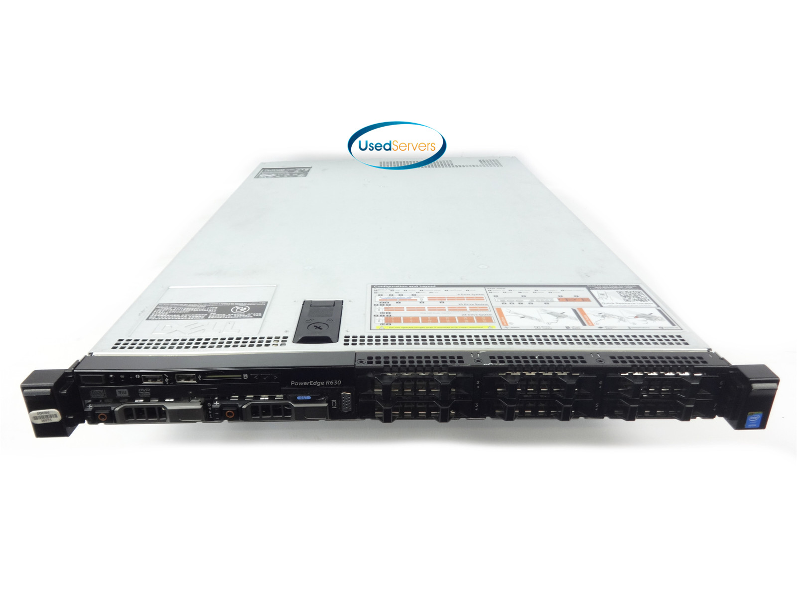 Dell R630 8SFF 64GB 2xE5-2620v4 2.1GHZ=16Cores 2×1.2TB SAS 12G H730