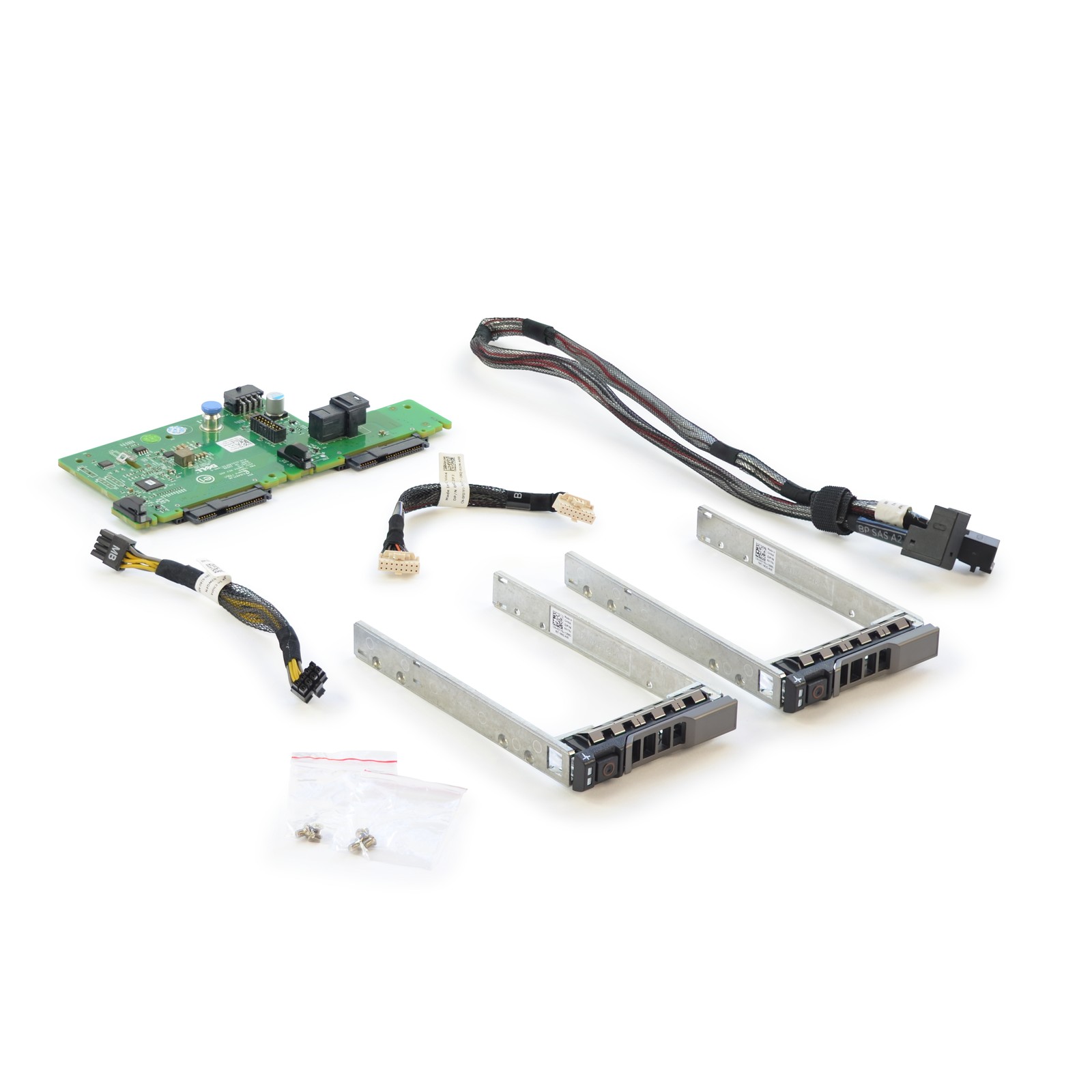 Flex-Bay with Cables for Dell PowerEdge R730xd 12-Bay + 2x SFF 2.5” Caddies
