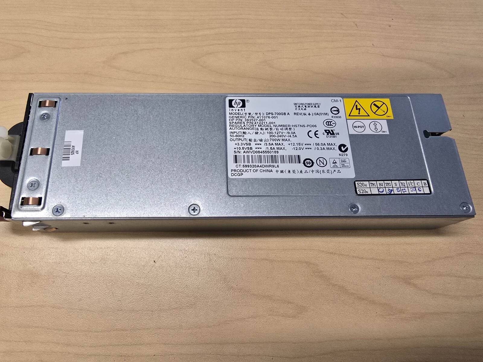 HP 700W Server Power Supply ProLiant   HP DPS-700GB a
