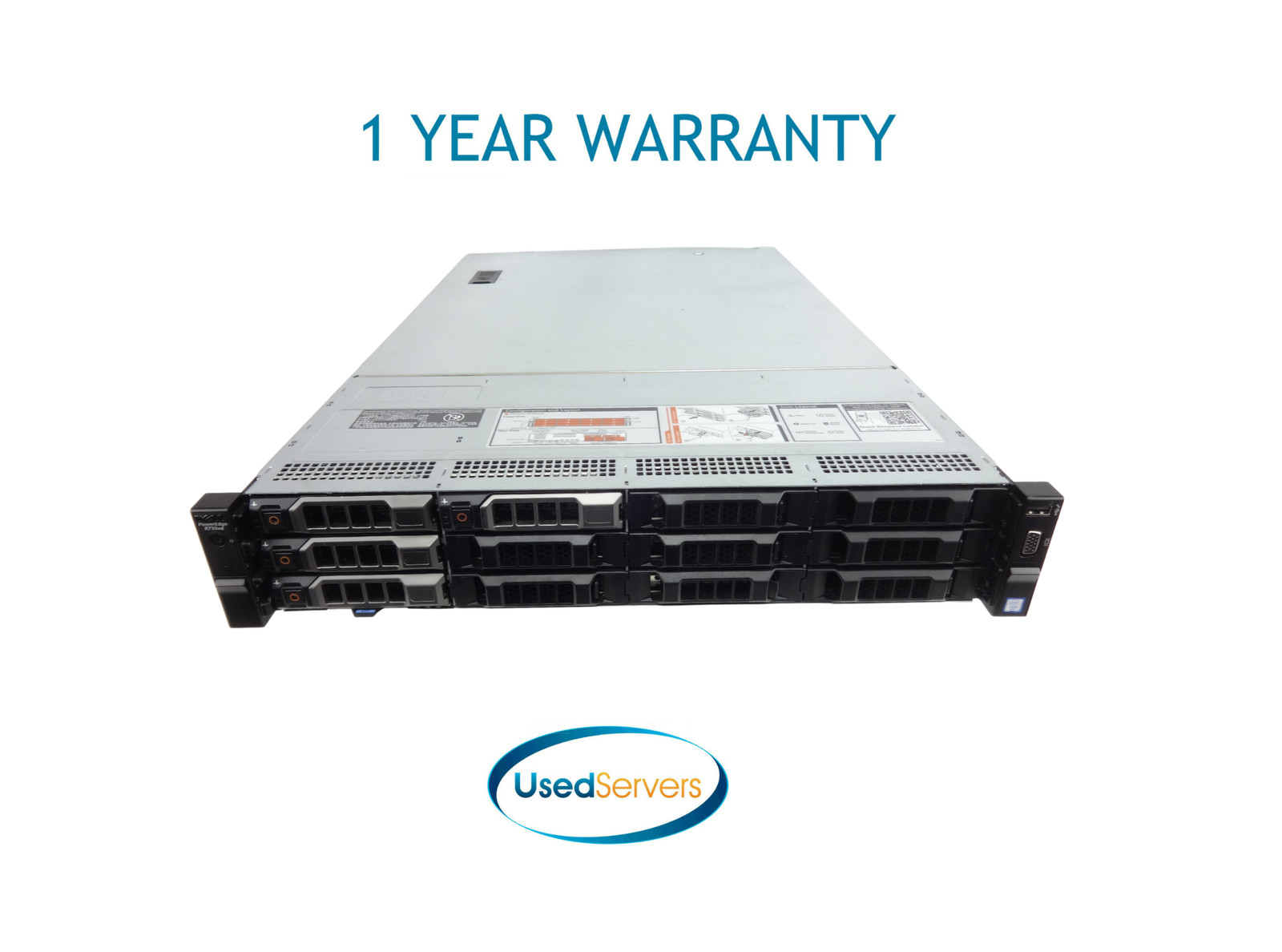 Dell R730XD 12LFF 64GB 2xE5-2640v4 2.4GHZ=20Cores 4x6TB SAS 12G H730