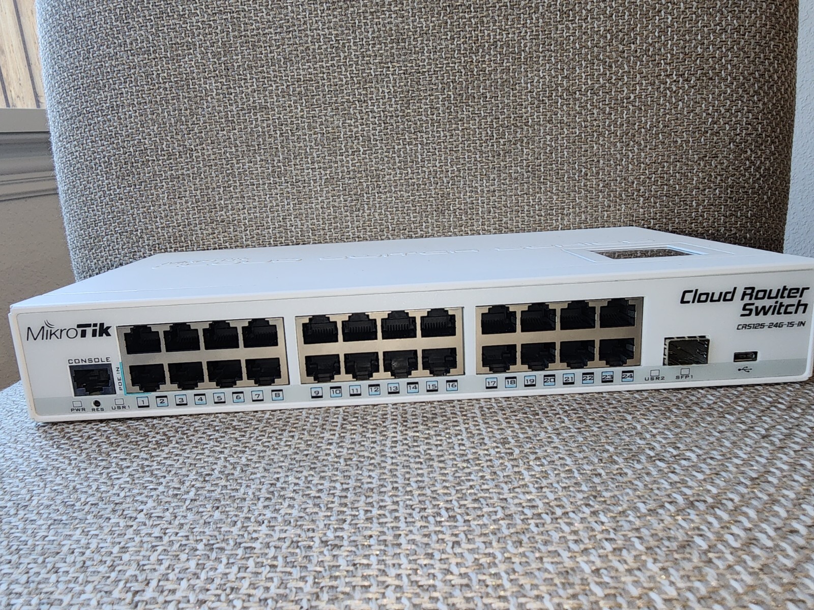Mikrotik CRS125-24G-1S-IN, Cloud Router Gigabit Switch