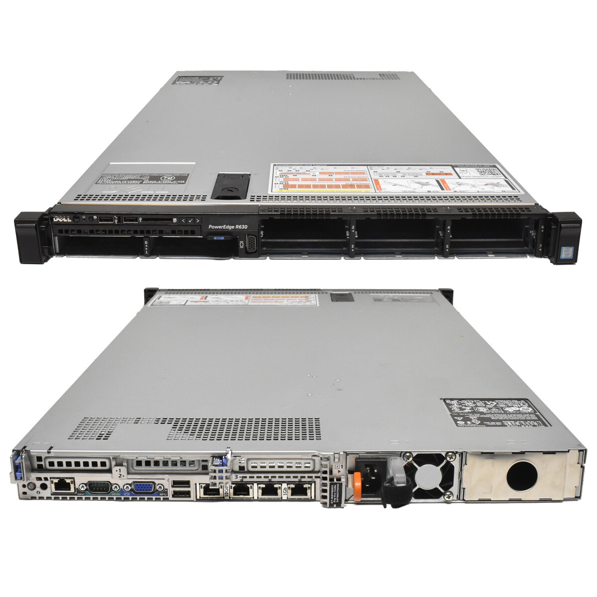 Dell PowerEdge R630 Rack Server 2x E5-2620 V3 32GB DDR4 RAM 8x 2.5″ H330 1x PSU