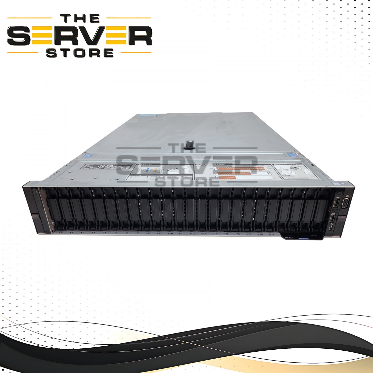 Dell VxRail P570F 24SFF 2x Platinum 8168 64GB H740p 24x Trays 2x 25GbE Tesla M10
