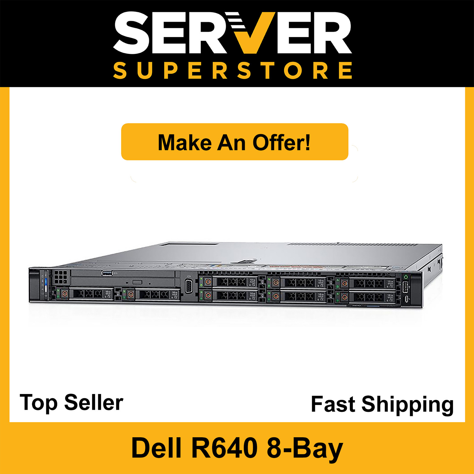 Dell PowerEdge R640 Server 2x Gold 6138 = 40 Cores H730P 256GB 3x 2TB SSD +bezel