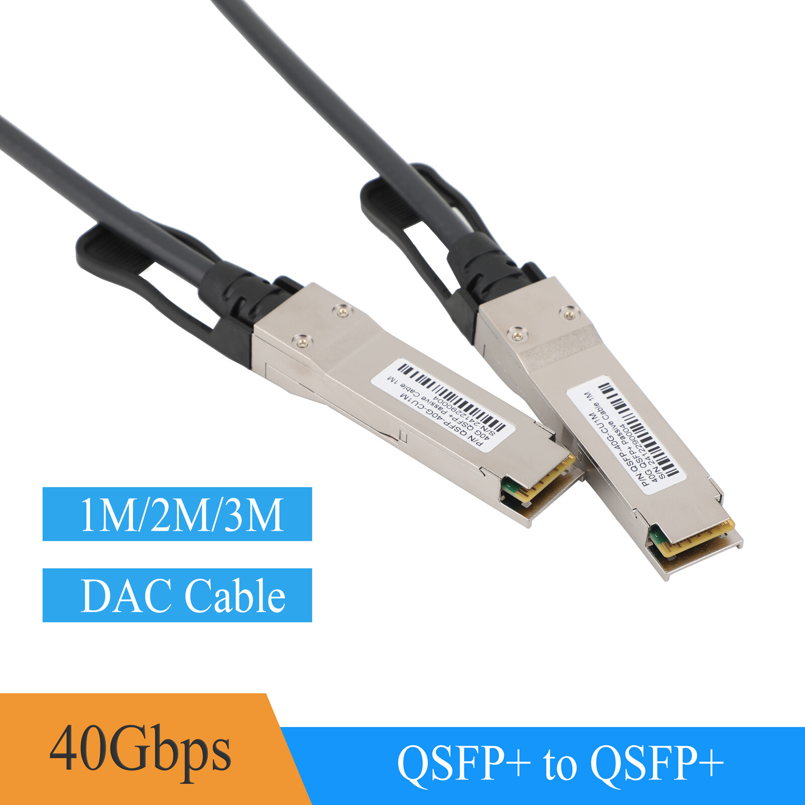 1PCS 40G QSFP+ DAC Copper Cable 1M/2M/3M High Speed ​​Fiber Optic Cable