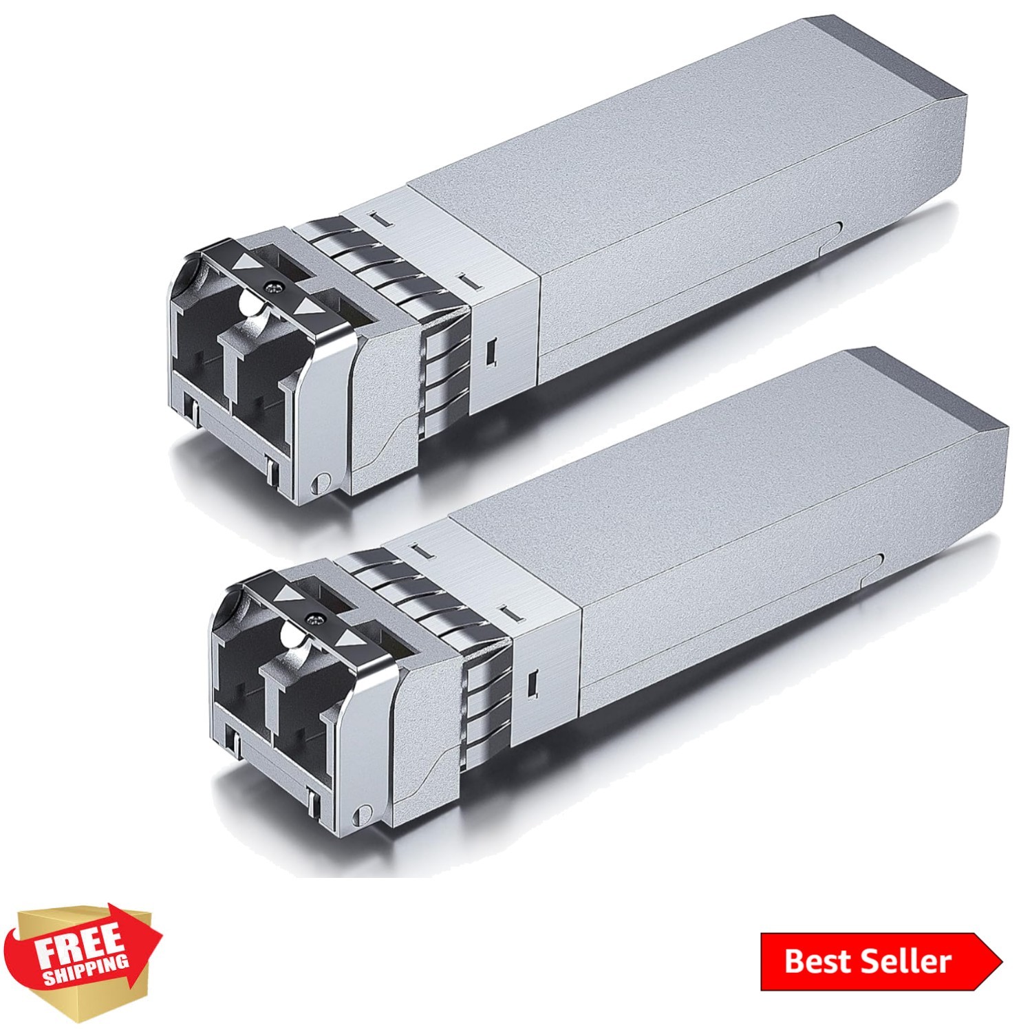 10GBase-SR SFP+ LC Transceiver, 10G 850nm Multimode SFP Module, up to 300 Met…
