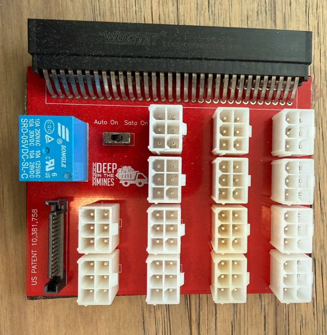 Deep in the Mines Breakout Board 1200w or 750w PSU HP Server PSU Breakout Board