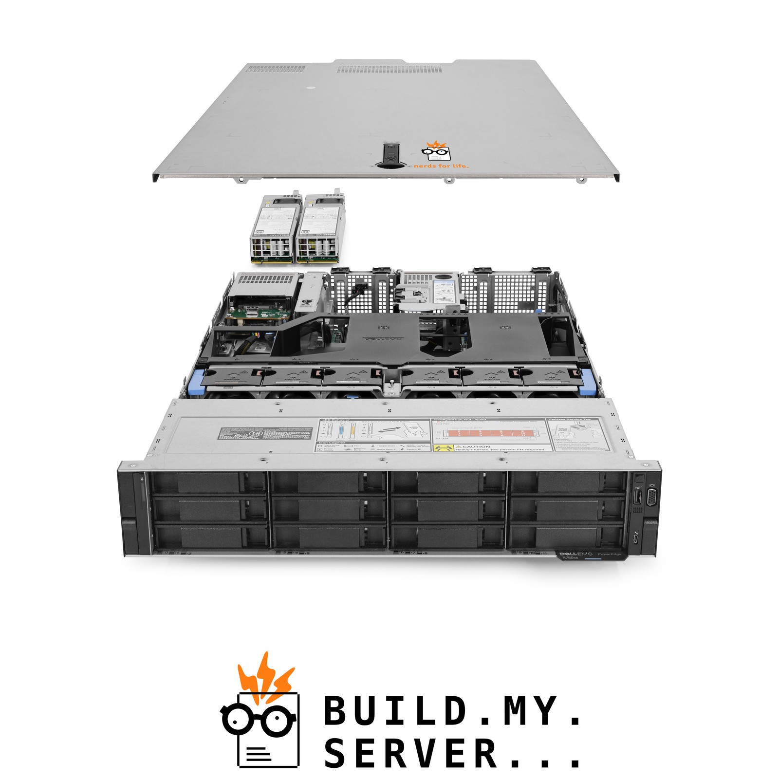 Dell PowerEdge R750xs Server 2x Gold 6330N 2.20Ghz 56-Core 512GB RAM