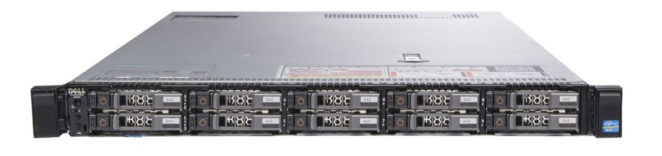 Dell PowerEdge R620 2x Six-Core E5-2640 2.5Ghz 32GB Ram 10x 1TB HDD 1U Server